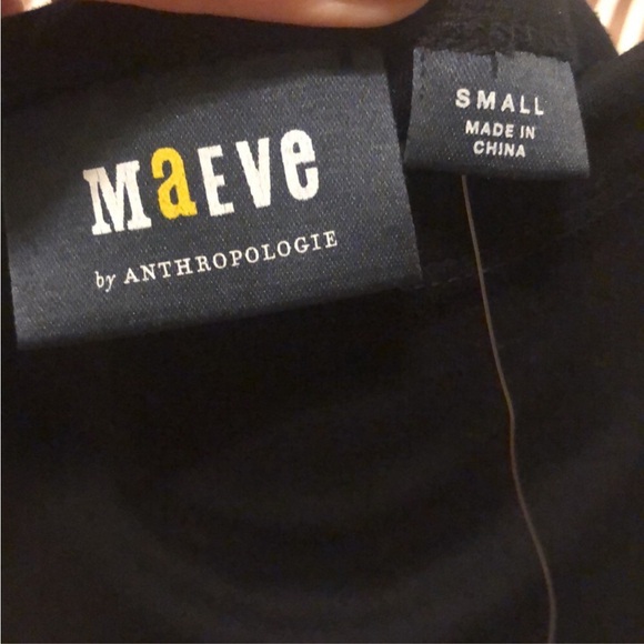 Anthropologie Maeve Open Back NWT Puff Sleeve Top Size Small Never Worn! - Picture 6 of 9